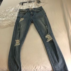 Derek Lam 10 Crosby Devi Light Wash Skinny Leg